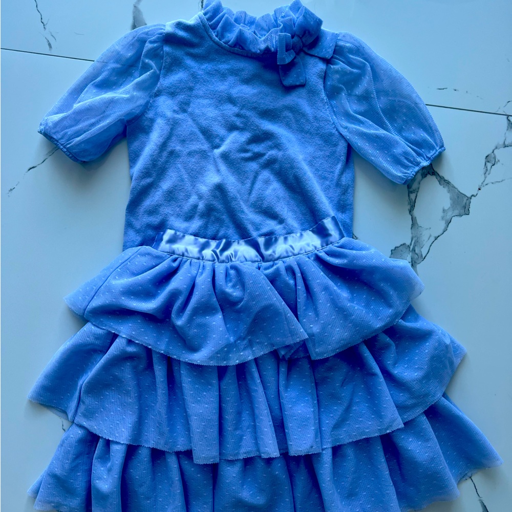 Janie and Jack size 4 girls set. Skirt and top, both beautiful lavender / blue